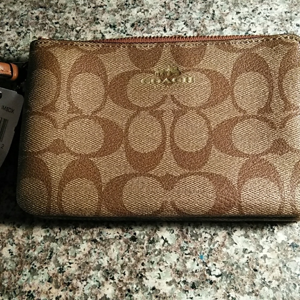 Coach double side Wristlet